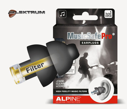 Alpine MusicSafe Pro Earplugs – Black