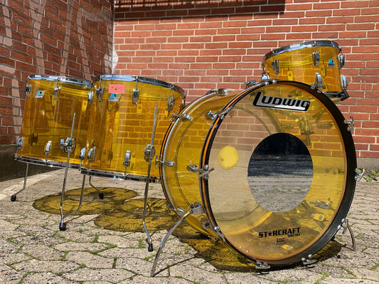 **SOLGT** Ludwig Vintage Vistalite trommesæt