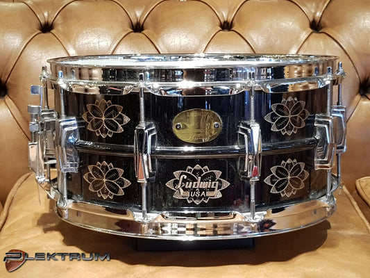 **SOLGT** Ludwig 6½x14 Black Beauty lilletromme