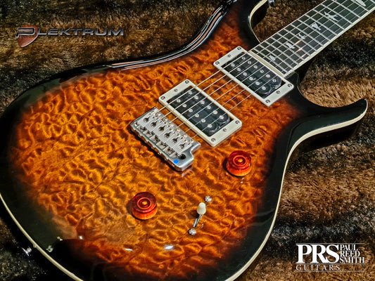 PRS SE Custom 24 - Quilt Black Gold Burst