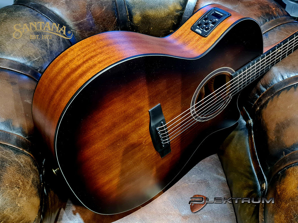 Santana G14 western guitar med pickup og Gigbag