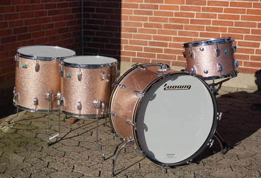 **SOLGT** Vintage Ludwig 70'er trommesæt