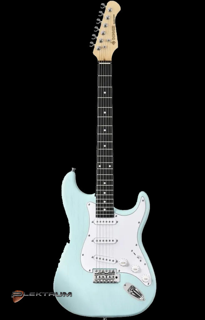 DONNER komplet El-guitar sæt - Grøn