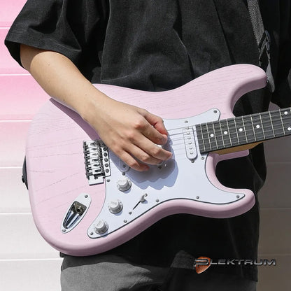 DONNER komplet El-guitar sæt - Pink