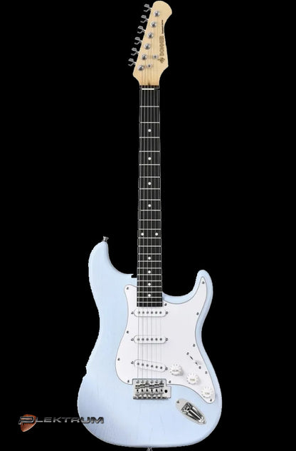 DONNER komplet El-guitar sæt - Blå