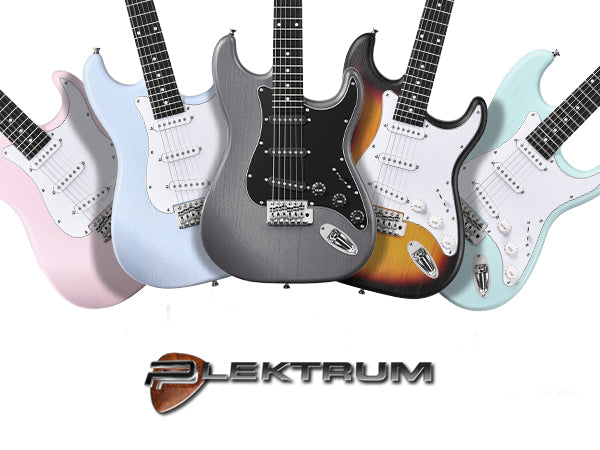 DONNER komplet El-guitar sæt - Sunburst
