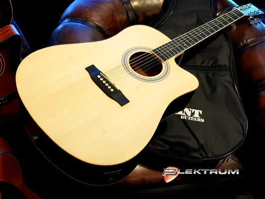 SANT western halvakustisk guitar m/etui