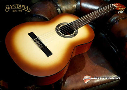 Santana Classical 18 Spansk guitar i Brown Burst