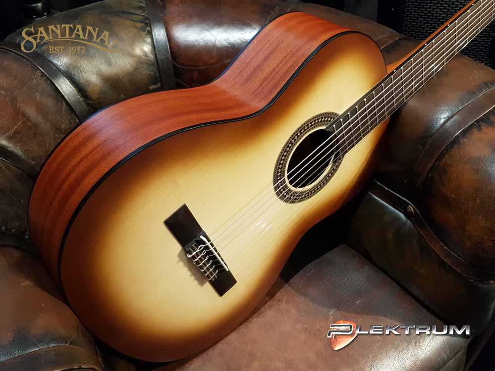 Santana Classical 18 Spansk guitar i Brown Burst