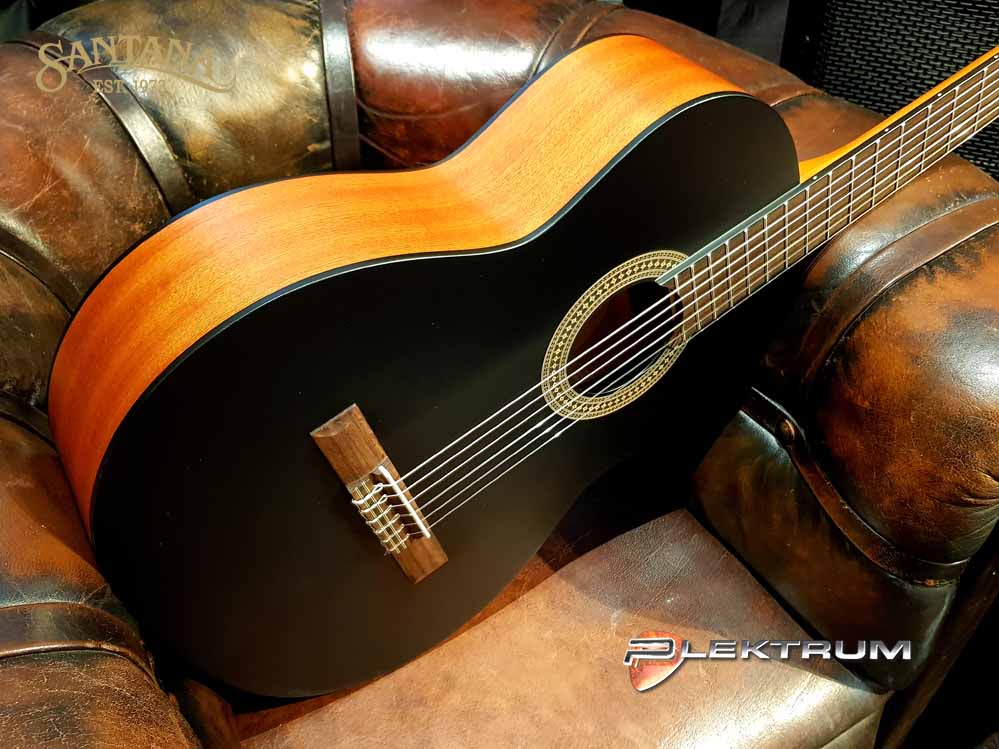Santana Classical 18 Spansk guitar i Sort Natur