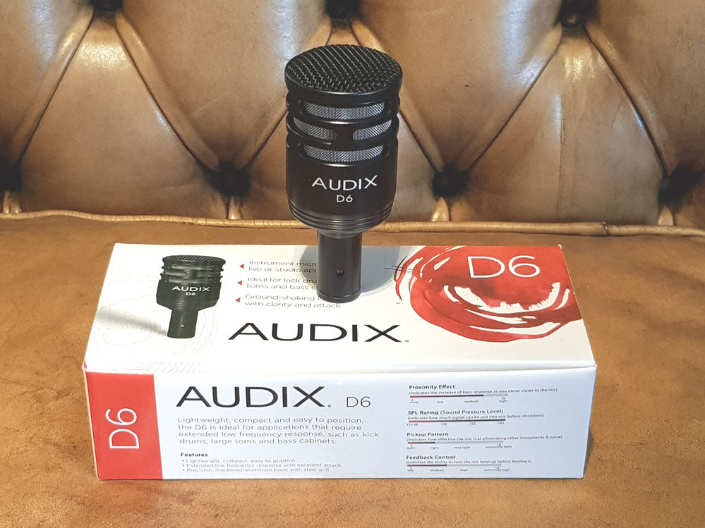 AUDIX D6 Stortromme mikrofon - sort