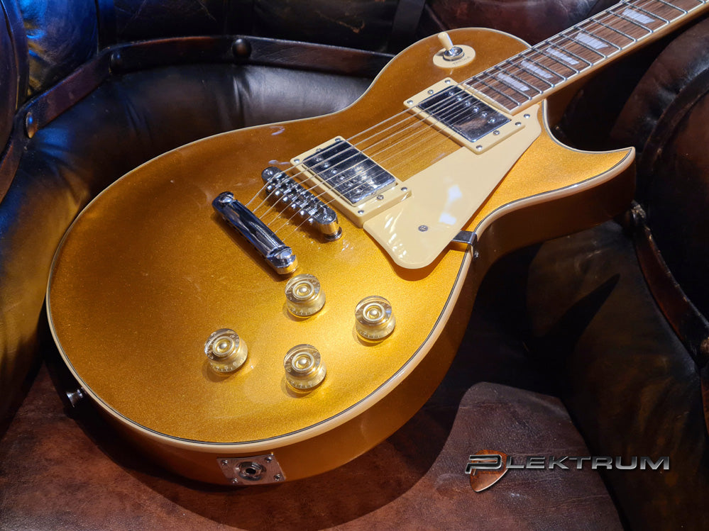 Beaton LP el-guitar - Gold Top