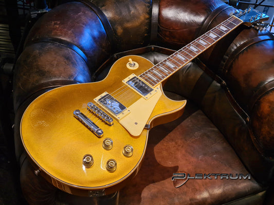 Beaton LP el-guitar - Gold Top