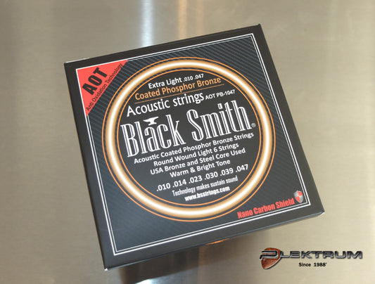 Black Smith Coated Western guitar strenge 010