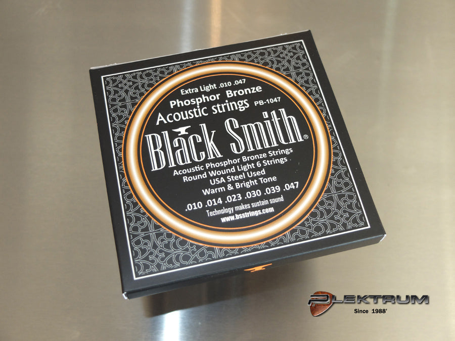 Black Smith Phos. Bronce Western guitar strenge 010