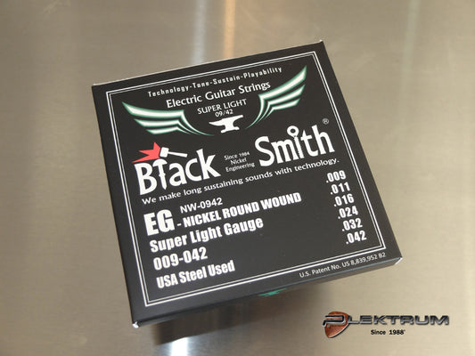 009 El-guitar strenge *Black Smith*
