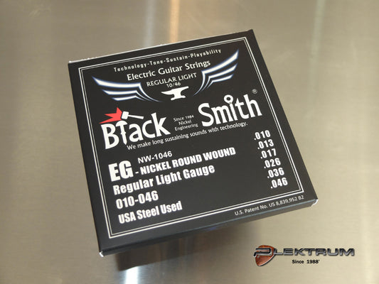 010 El-guitar strenge *Black Smith*