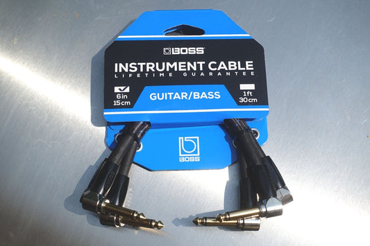 Original BOSS Jack / Patch kabler 15cm. 3 stk.