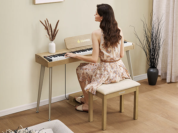 Donner DDP-60 el-klaver - Beige.
