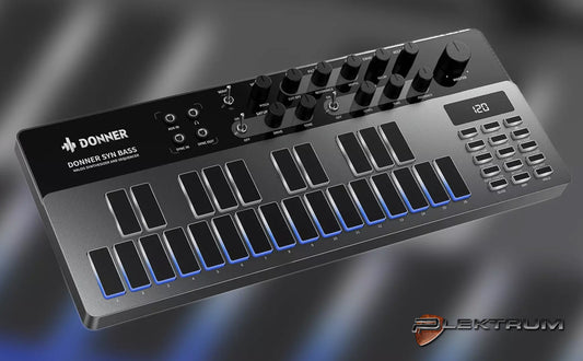 Donner B1 analog bas-synthesizer og sekvenser