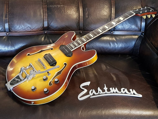 **SOLGT** EASTMAN halvakustisk Thinline T64v-GB guitar