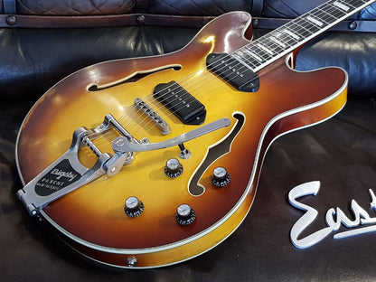 **SOLGT** EASTMAN halvakustisk Thinline T64v-GB guitar
