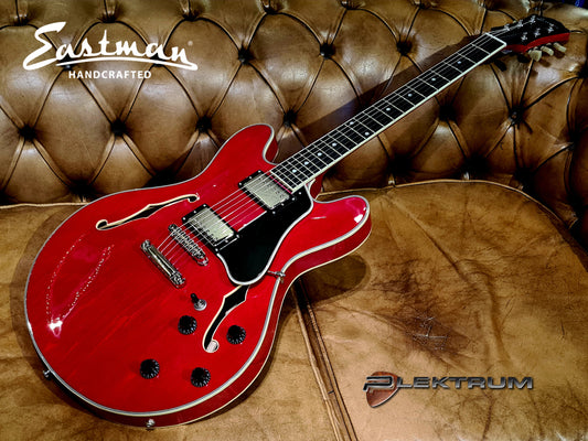 EASTMAN T386 Halvakustisk el-guitar - Demo