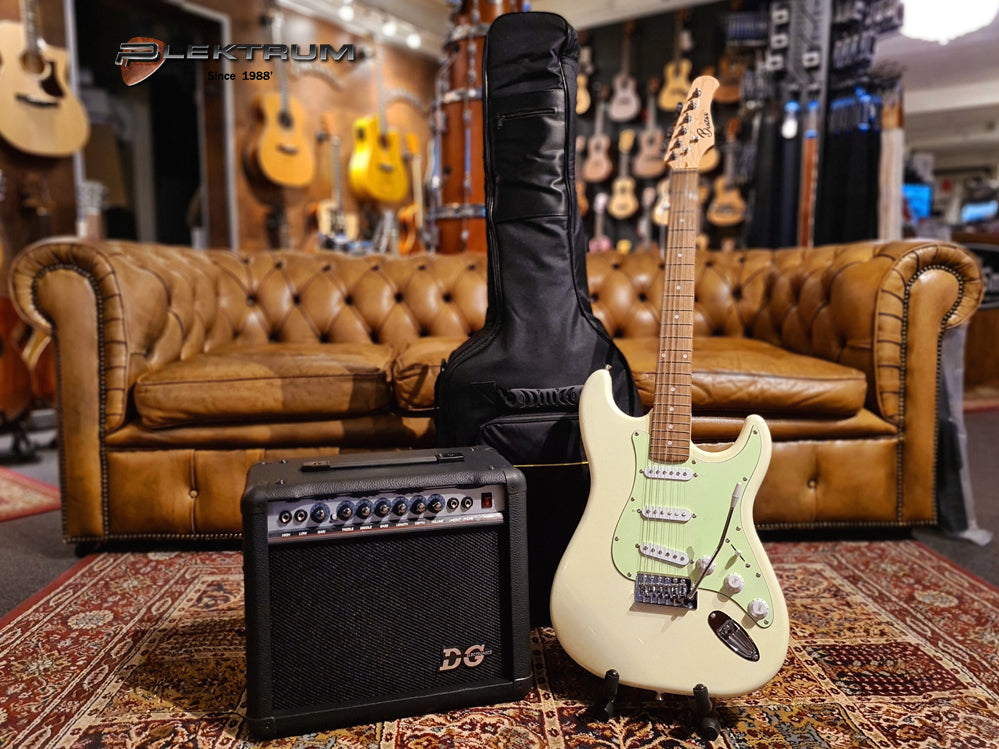 Begynder el-guitar pakke i ST-style
