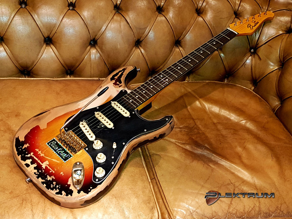 Reliced el-guitar ala Stevie Ray Vaughan