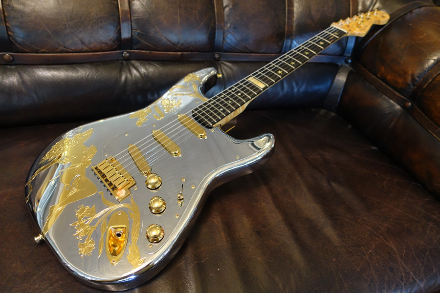 **SOLD** Fender Custom Shop Stratocaster i Aluminium