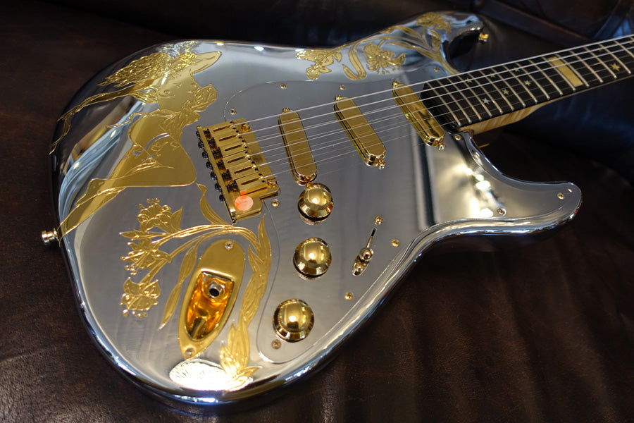 **SOLD** Fender Custom Shop Stratocaster i Aluminium