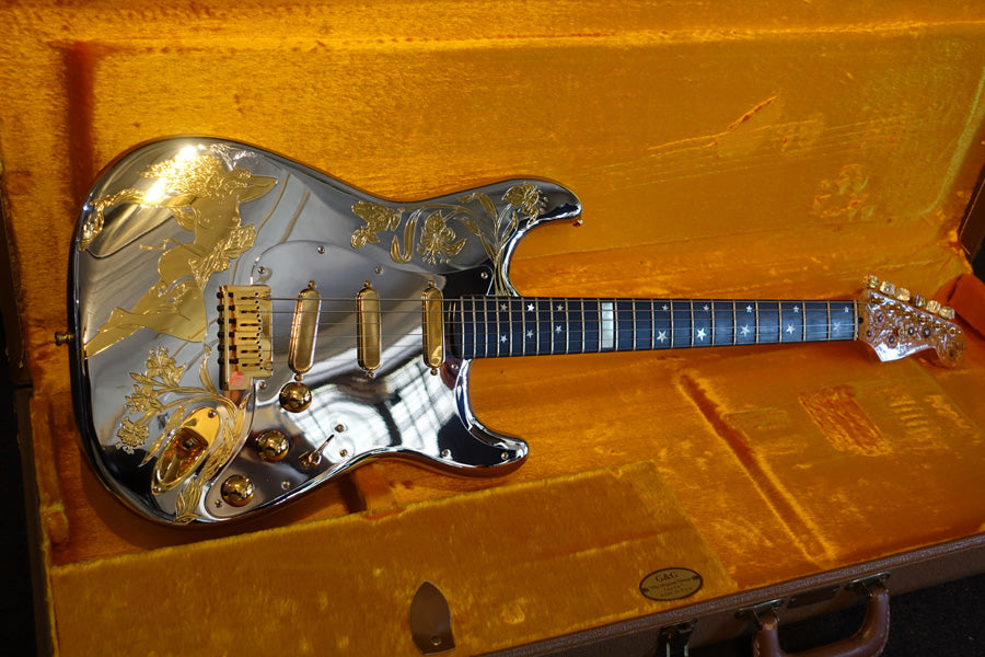 **SOLD** Fender Custom Shop Stratocaster i Aluminium