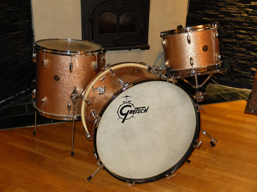 **SOLD** Vintage Gretsch R.B. trommesæt 13,16, 22