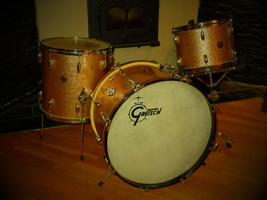 **SOLD** Vintage Gretsch R.B. trommesæt 13,16, 22