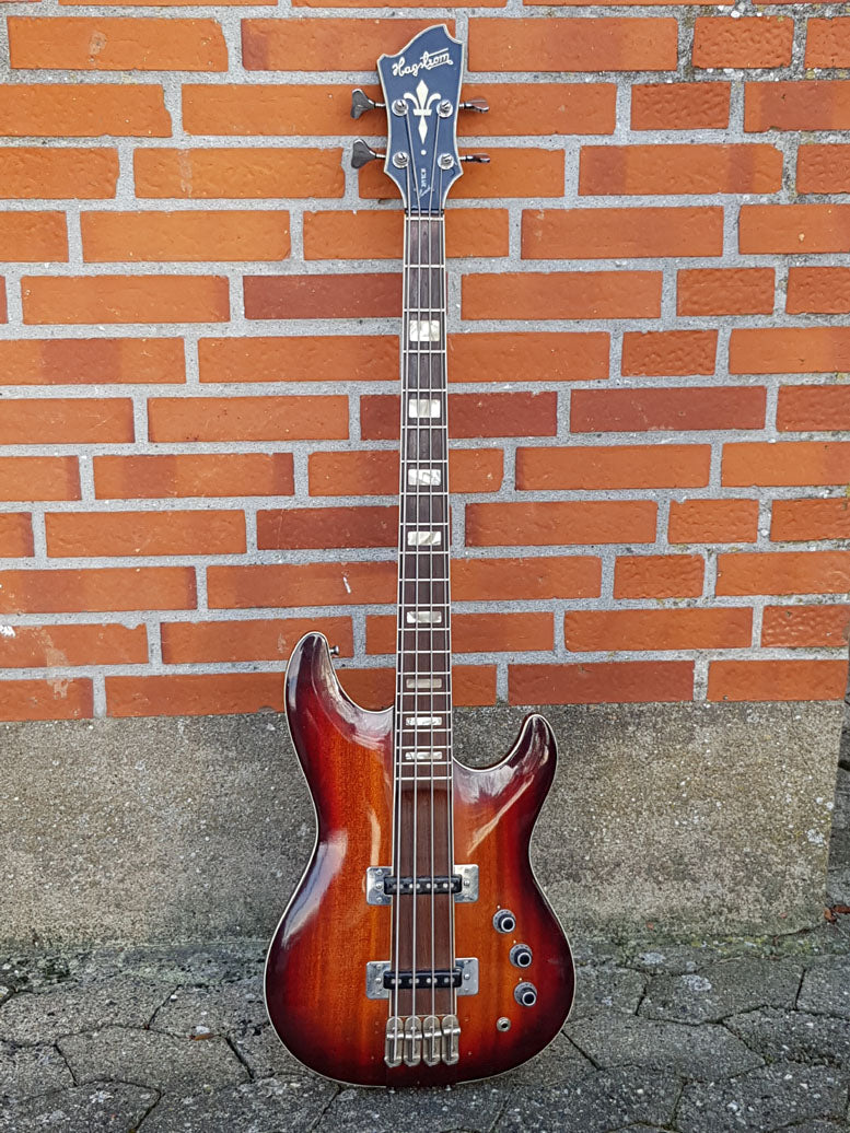 Vintage Hagström Super Swede el-bas 1981