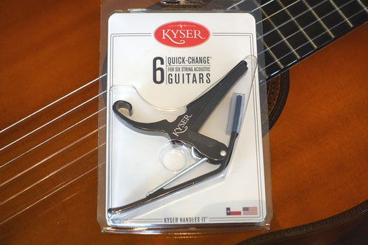 Kyser KG6B Capo til el- og western guitar