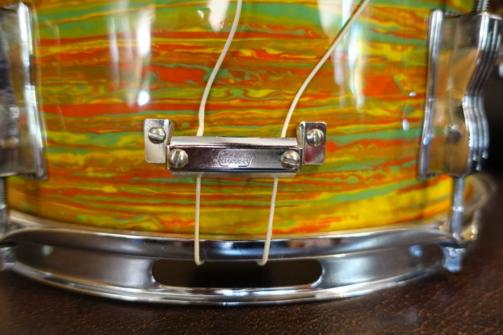 **SOLGT** Ludwig 1969 Vintage Citrus Mod Orange lilletromme