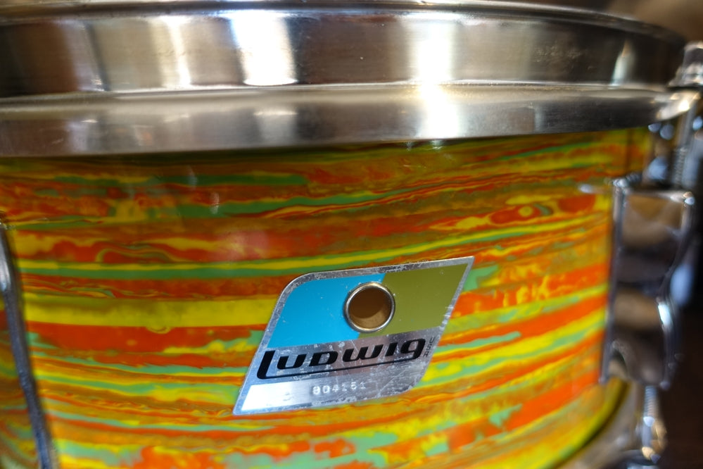 **SOLGT** Ludwig 1969 Vintage Citrus Mod Orange lilletromme