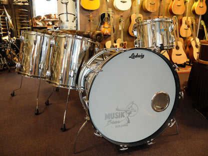 **SOLGT** Ludwig vintage 1977 Stainless Steel trommesæt