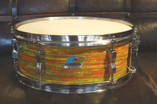 **SOLGT** Ludwig 1969 Vintage Citrus Mod Orange lilletromme