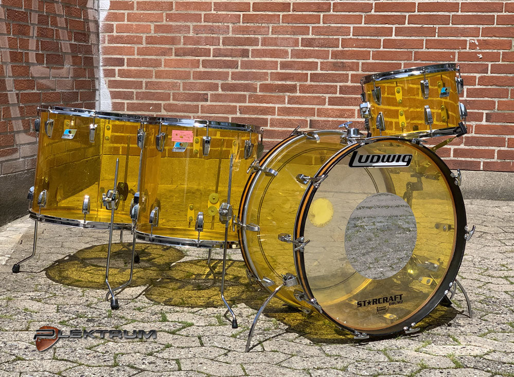 **SOLGT** Ludwig Vintage Vistalite trommesæt