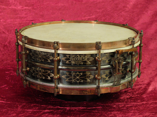 **SOLGT** Ludwig Black Beauty lilletromme 1920'
