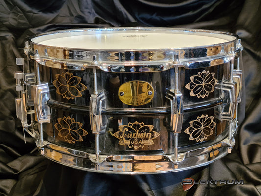 **SOLGT** Ludwig 6½x14 Black Beauty lilletromme