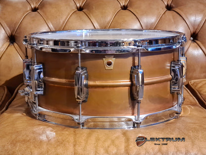 **SOLGT** Ludwig copper phonic lilletromme 6½x14 - Brugt