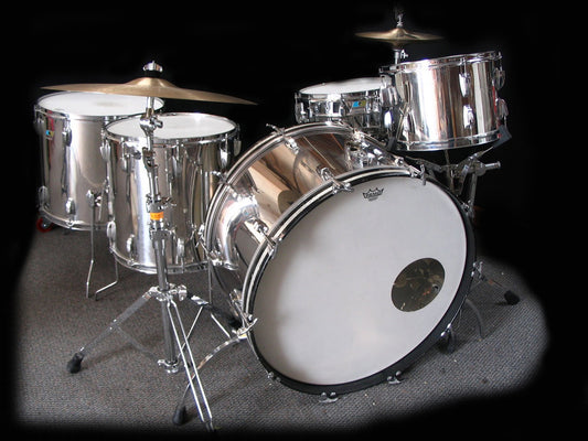 **SOLGT** Ludwig vintage 1977 Stainless Steel trommesæt