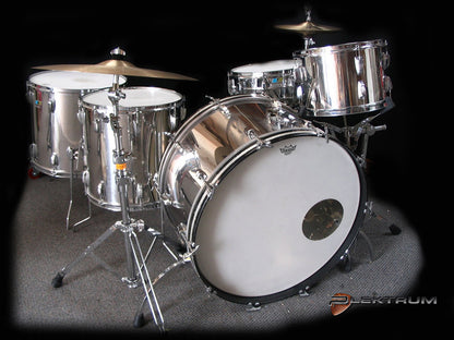 **SOLGT** Ludwig vintage 1977 Stainless Steel trommesæt
