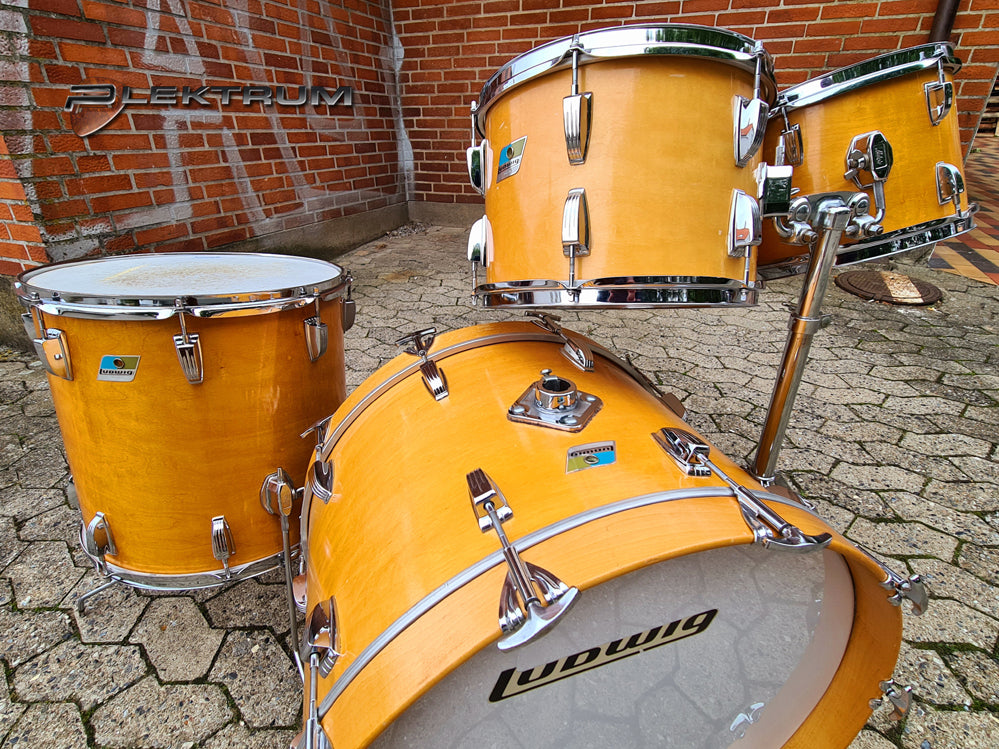 **SOLD** Vintage Ludwig 1970 ThermoGloss trommesæt