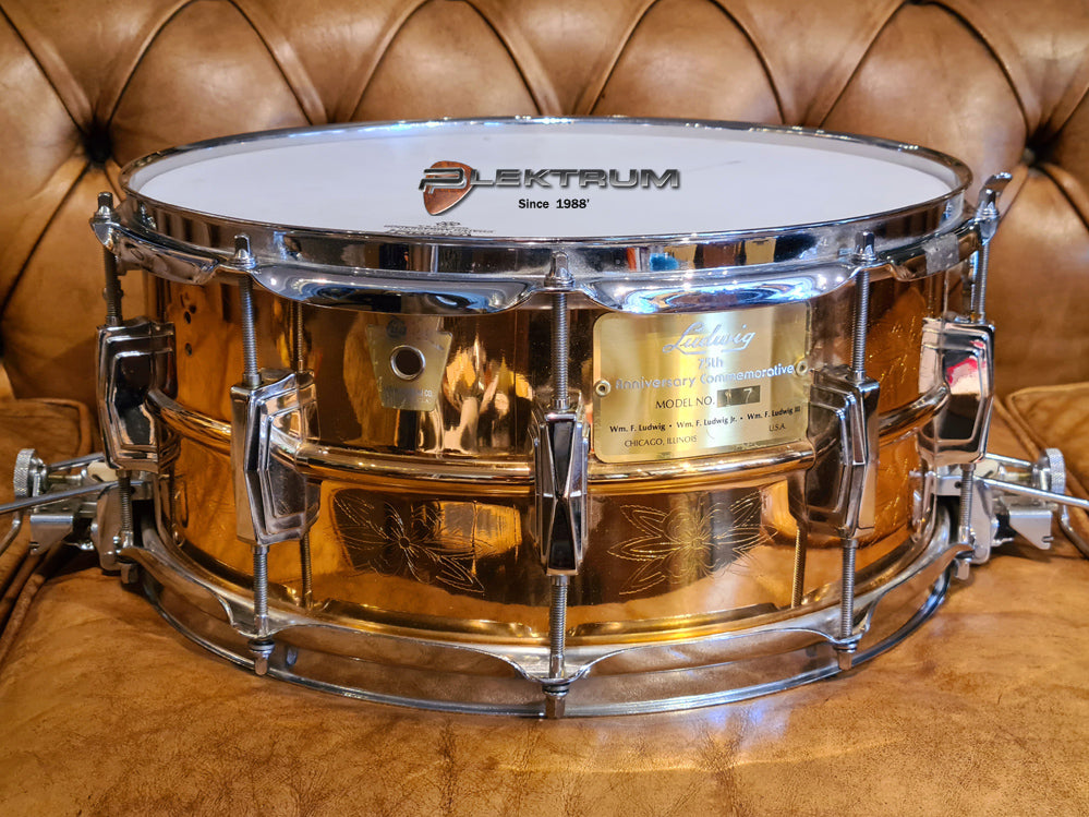 **SOLGT** Ludwig Vintage Anniversery 75th. lilletromme