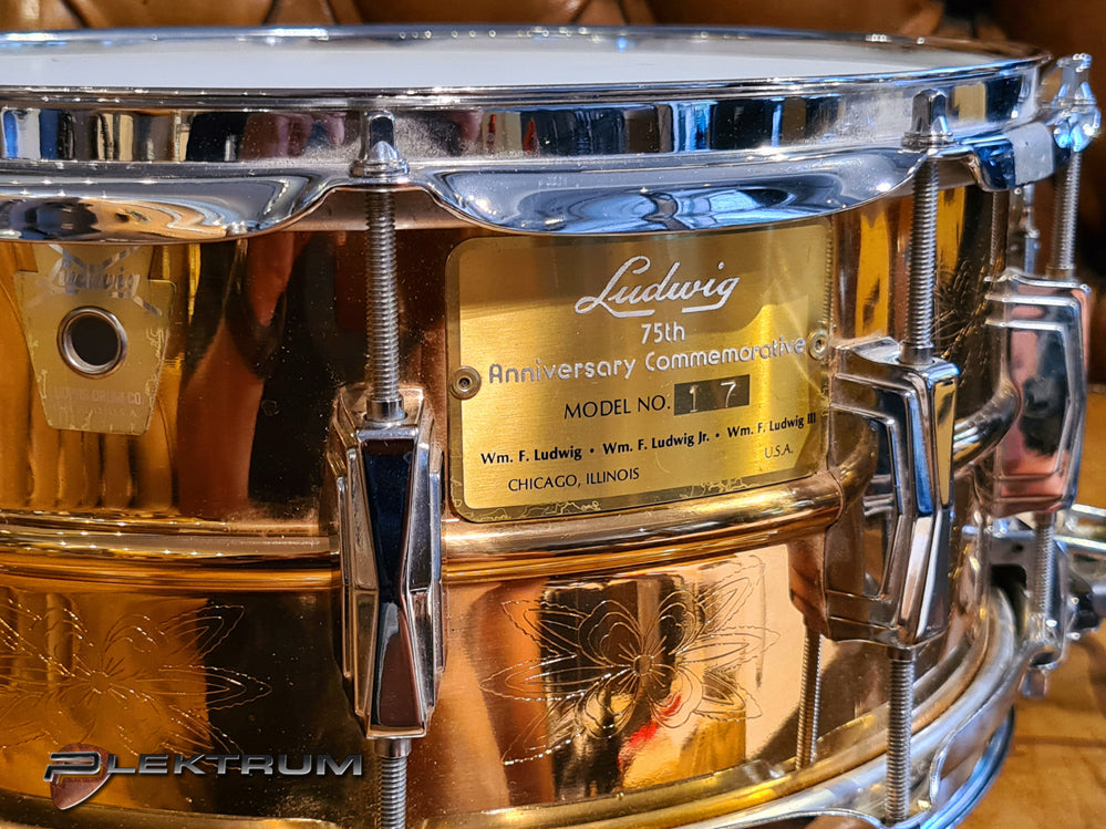 **SOLGT** Ludwig Vintage Anniversery 75th. lilletromme