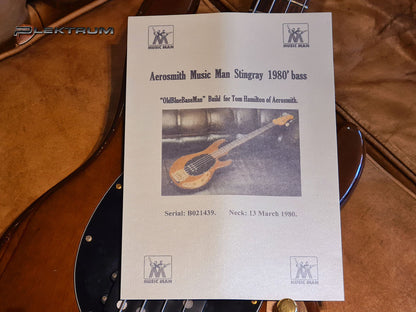 **SOLD** Music Man Stingray bas - Aerosmith